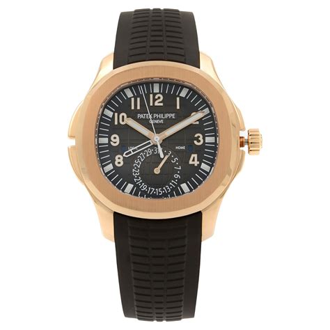 mens patek philippe aquanaut automatic watch brown dial 5164r-001